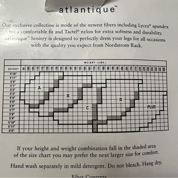 Atlantique Lycra sheer control top pantyhose. - Picture 2 of 6